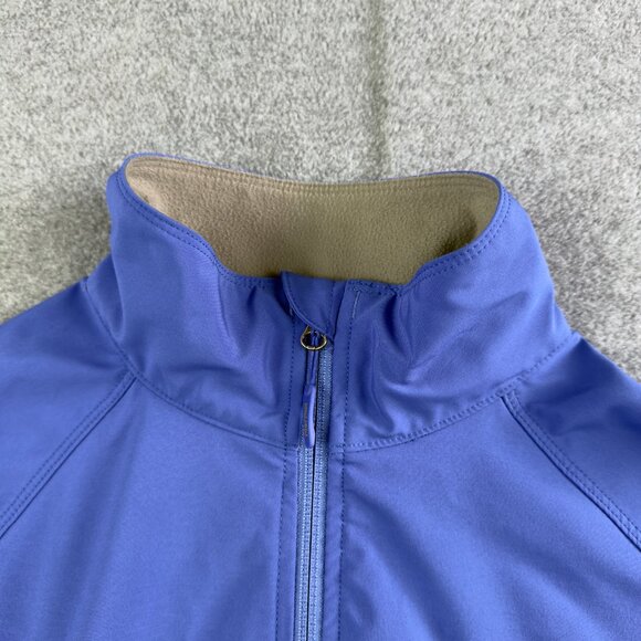 Marmot Women’s L Softshell Blue Full‑Zip Jacket Fleece Lined Hiking Layer (FLAW) - Picture 6 of 15